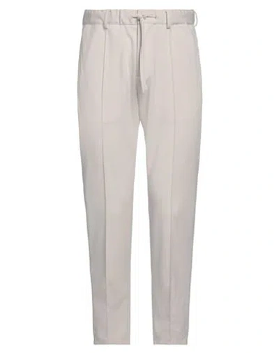 Daniele Alessandrini Man Pants Ivory Size 28 Polyester, Viscose, Elastane In White
