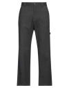 Daniele Alessandrini Man Pants Midnight Blue Size 36 Wool, Polyester, Polyamide, Cotton In Grey