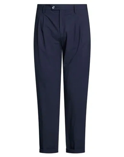 Daniele Alessandrini Man Pants Midnight Blue Size 28 Polyester, Wool, Elastane