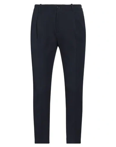 Daniele Alessandrini Man Pants Midnight Blue Size 30 Polyester, Elastane In Navy