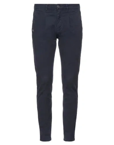 Daniele Alessandrini Man Pants Midnight Blue Size 32 Cotton, Elastane