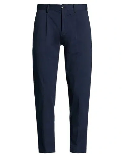 Daniele Alessandrini Man Pants Midnight Blue Size 32 Cotton, Polyamide, Elastane
