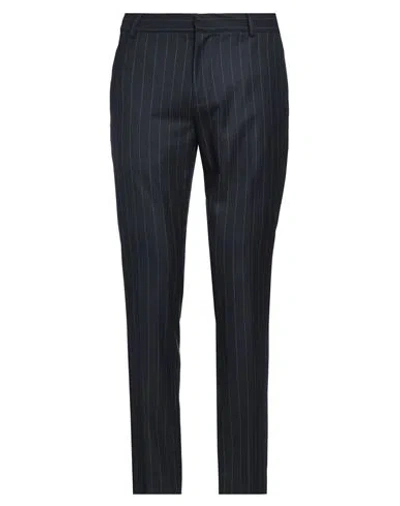 Daniele Alessandrini Man Pants Midnight Blue Size 32 Polyester, Viscose, Elastane In Blue