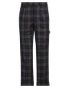 Daniele Alessandrini Man Pants Midnight Blue Size 36 Polyester, Wool In Blue
