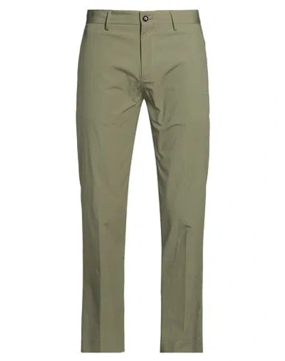 Daniele Alessandrini Man Pants Military Green Size 32 Cotton, Elastane