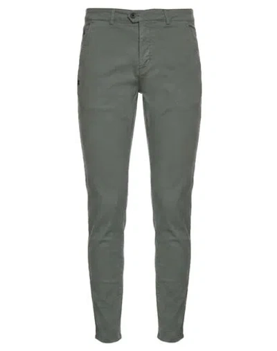 Daniele Alessandrini Man Pants Military Green Size 32 Cotton, Elastane