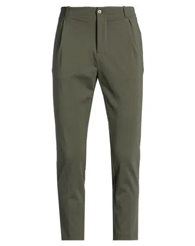 Daniele Alessandrini Man Pants Military Green Size 34 Cotton, Polyamide, Elastane In Gray
