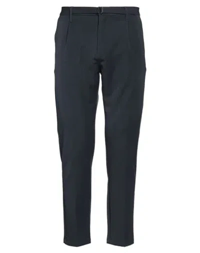 Daniele Alessandrini Man Pants Navy Size 38 Polyester, Viscose, Elastane In Navy Blue