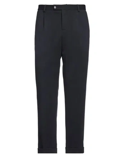Daniele Alessandrini Man Pants Navy Size 36 Polyester, Viscose, Elastane