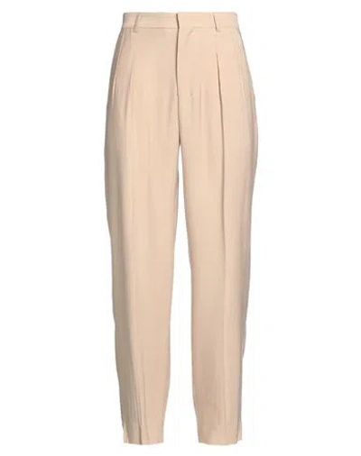 Daniele Alessandrini Man Pants Sand Size 30 Viscose, Polyester In Beige