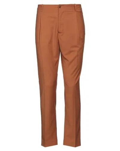 Daniele Alessandrini Man Pants Tan Size 30 Polyester, Viscose, Elastane In Brown