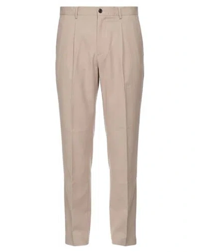 Daniele Alessandrini Man Pants Taupe Size 36 Viscose, Nylon, Elastane In Gray
