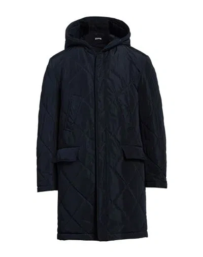 Daniele Alessandrini Man Puffer Midnight Blue Size 36 Polyester