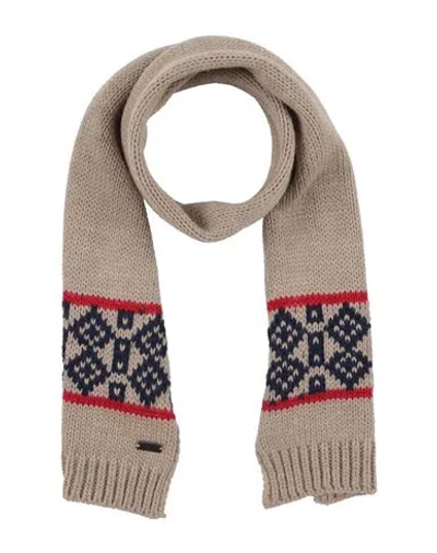 Daniele Alessandrini Man Scarf Beige Size - Acrylic, Wool