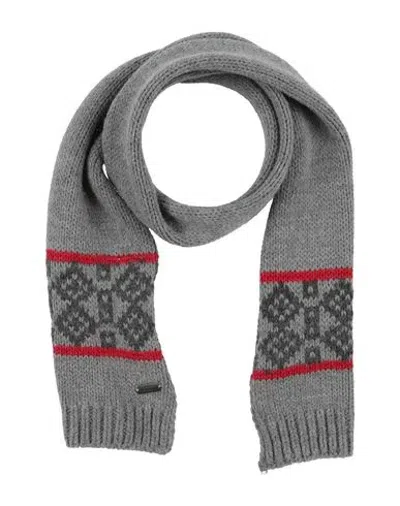 Daniele Alessandrini Man Scarf Grey Size - Acrylic, Wool