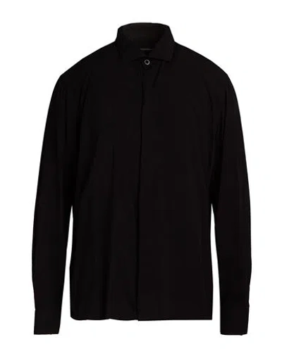 Daniele Alessandrini Man Shirt Black Size S Viscose