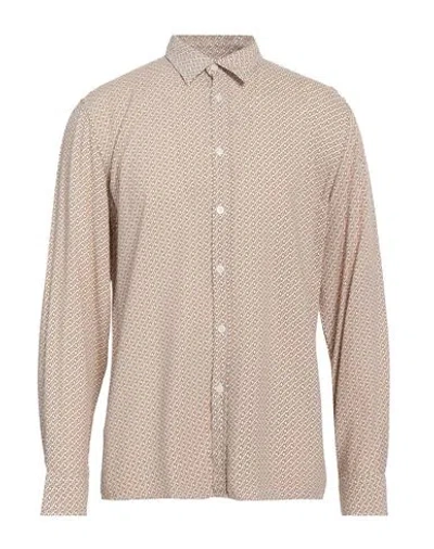 Daniele Alessandrini Man Shirt Cream Size Xxl Viscose In White