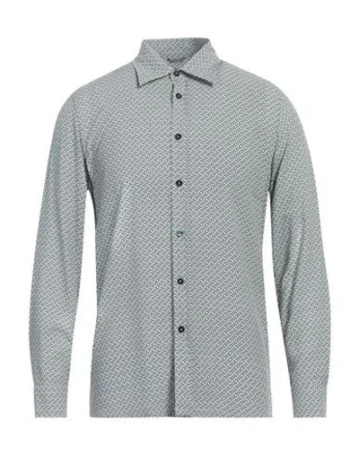 Daniele Alessandrini Man Shirt Navy Blue Size M Viscose