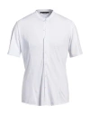 Daniele Alessandrini Man Shirt Off White Size Xl Polyester, Viscose, Elastane