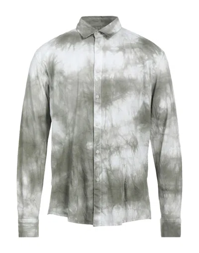 Daniele Alessandrini Shirts In Sage Green