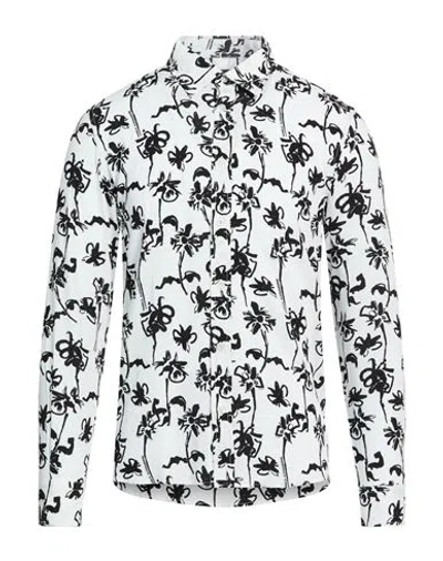 Daniele Alessandrini Man Shirt White Size 15 ¾ Viscose