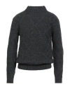 Daniele Alessandrini Man Sweater Charcoal Size 42 Wool, Acrylic In Black