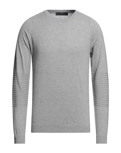 Daniele Alessandrini Man Sweater Grey Size 40 Cotton