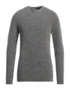 Daniele Alessandrini Man Sweater Grey Size 42 Wool, Acrylic, Polyamide, Viscose, Elastane In Grey