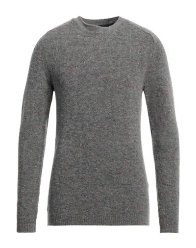 Daniele Alessandrini Man Sweater Grey Size 42 Wool, Acrylic, Polyamide, Viscose, Elastane