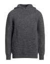 Daniele Alessandrini Man Sweater Lead Size 42 Wool, Acrylic, Alpaca Wool, Polyamide In Grey