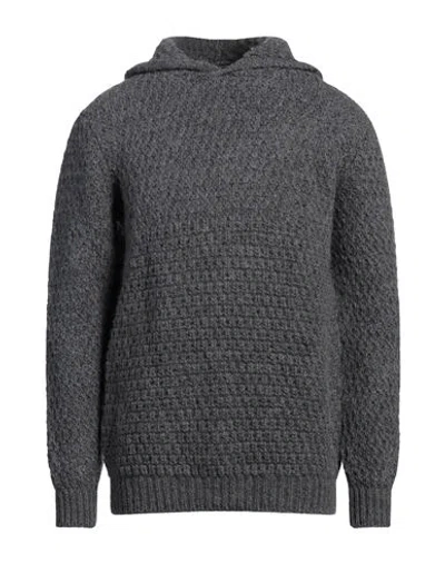 Daniele Alessandrini Man Sweater Lead Size 42 Wool, Acrylic, Alpaca Wool, Polyamide In Grey