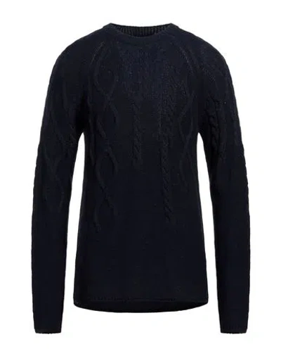 Daniele Alessandrini Man Sweater Midnight Blue Size 44 Acrylic, Viscose, Wool, Alpaca Wool