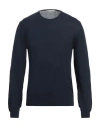 Daniele Alessandrini Man Sweater Navy Size 42 Cotton In Navy