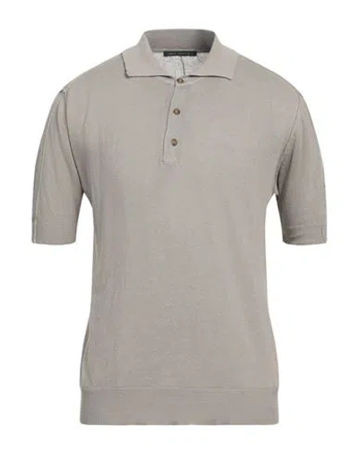 Daniele Alessandrini Man Sweater Taupe Size 38 Linen, Cotton In Grey