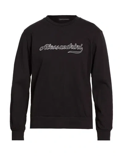 Daniele Alessandrini Man Sweatshirt Black Size M Cotton