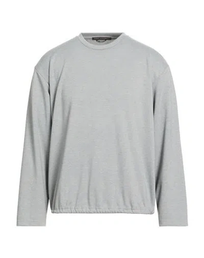 Daniele Alessandrini Man Sweatshirt Grey Size M Polyester, Viscose, Elastane In Gray