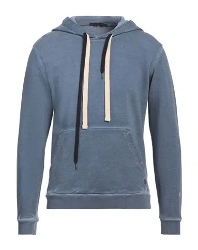 Daniele Alessandrini Man Sweatshirt Navy Size L Cotton In Blue