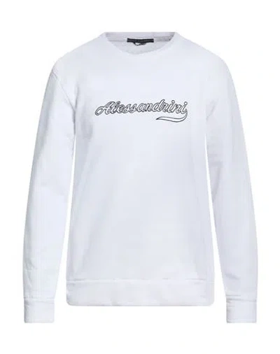 Daniele Alessandrini Man Sweatshirt White Size Xl Cotton