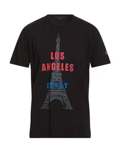 Daniele Alessandrini Man T-shirt Black Size Xl Cotton