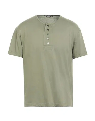 Daniele Alessandrini Man T-shirt Military Green Size Xxl Polyester, Cotton