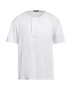 Daniele Alessandrini Man T-shirt White Size Xxl Polyester, Cotton