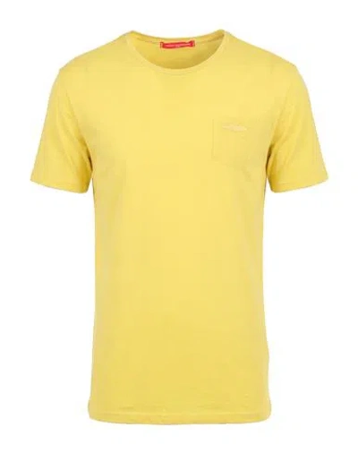Daniele Alessandrini Man T-shirt Yellow Size S Cotton