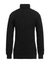 Daniele Alessandrini Man Turtleneck Black Size 42 Acrylic, Wool, Viscose