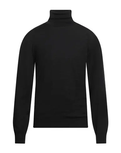 Daniele Alessandrini Man Turtleneck Black Size 44 Acrylic, Wool