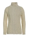 Daniele Alessandrini Man Turtleneck Ivory Size 42 Wool In White