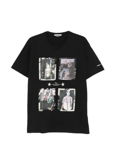 Daniele Alessandrini Photo-patch Graphic-print T-shirt In Black