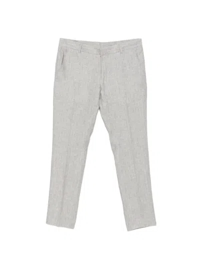 Daniele Alessandrini Pinstripe-pattern Trousers In Multi