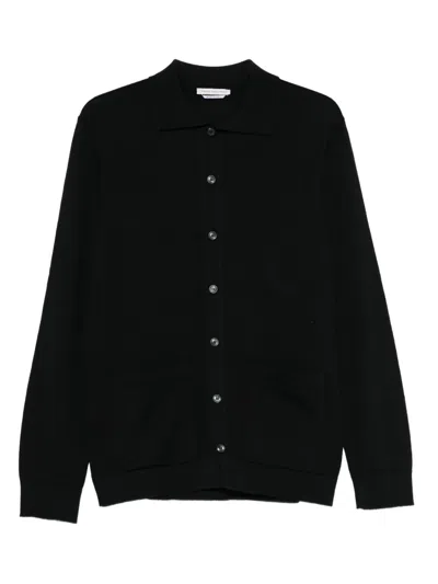 DANIELE ALESSANDRINI POINT-COLLAR CARDIGAN