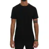 Daniele Alessandrini Short Sleeve Cotton T-shirt In Black In Black