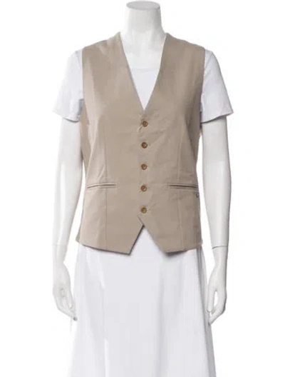 Pre-owned Daniele Alessandrini Suit Vest In Neutral